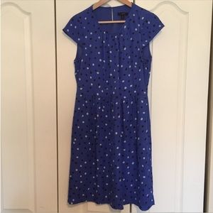 J Crew silk dress with pockets